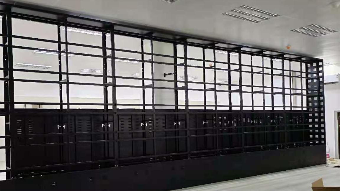 精致森藍電視拼接墻機柜-電視拼接墻支架參數(shù)說明