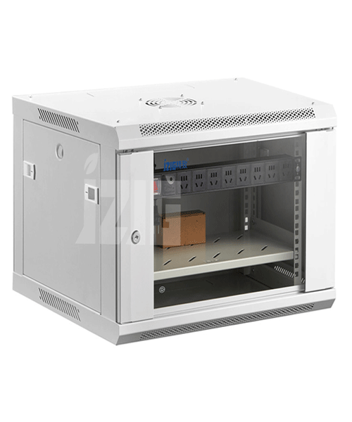 電腦灰玻璃門(mén)12U壁掛機(jī)柜