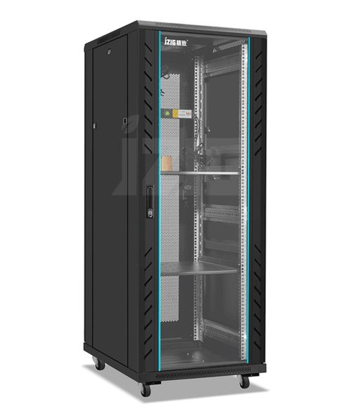 黑色玻璃門32U網(wǎng)絡(luò)機(jī)柜