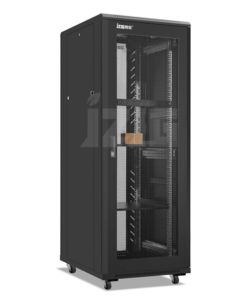 黑色網(wǎng)孔門37u機(jī)柜