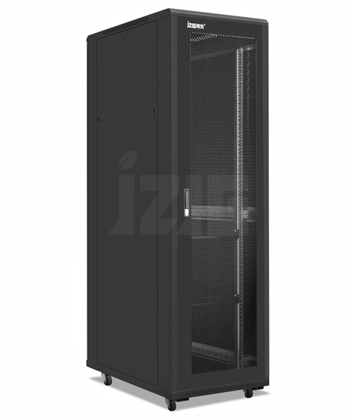 黑色網(wǎng)孔門42U服務(wù)器機柜