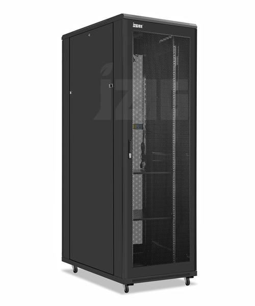 黑色網(wǎng)孔門800寬42U網(wǎng)絡(luò)機柜